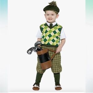 Kids Rasta Imposta Golf Player Costume Size 3T-4T